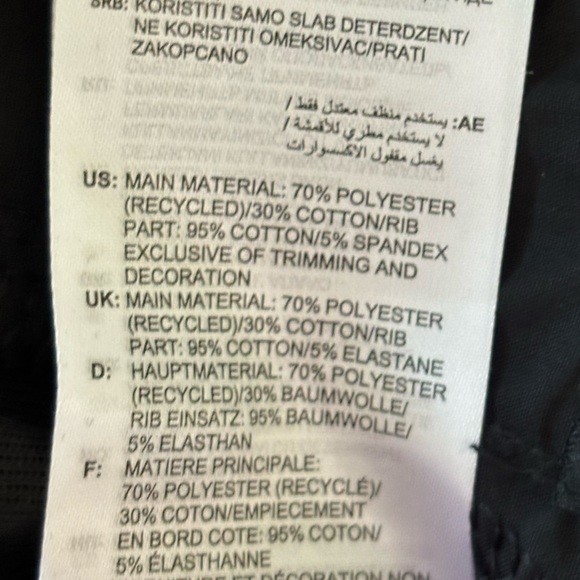 Adidas Black Full Zip Cropped Track Jacket--NWT--4X - Picture 14 of 15